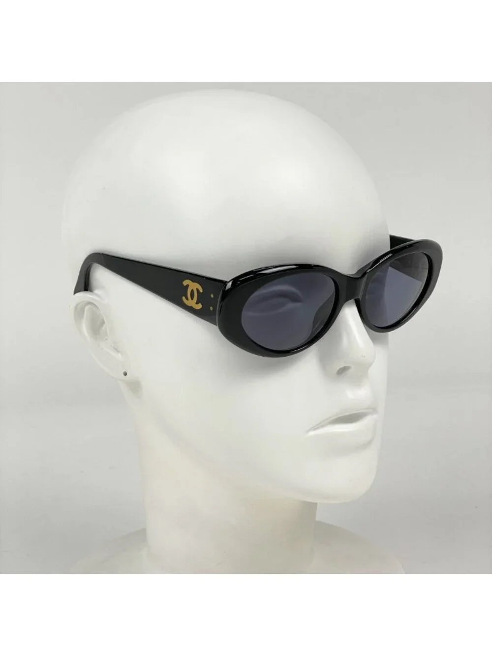 Chanel Sunglasses CC Logo Eyewear Acetate Black